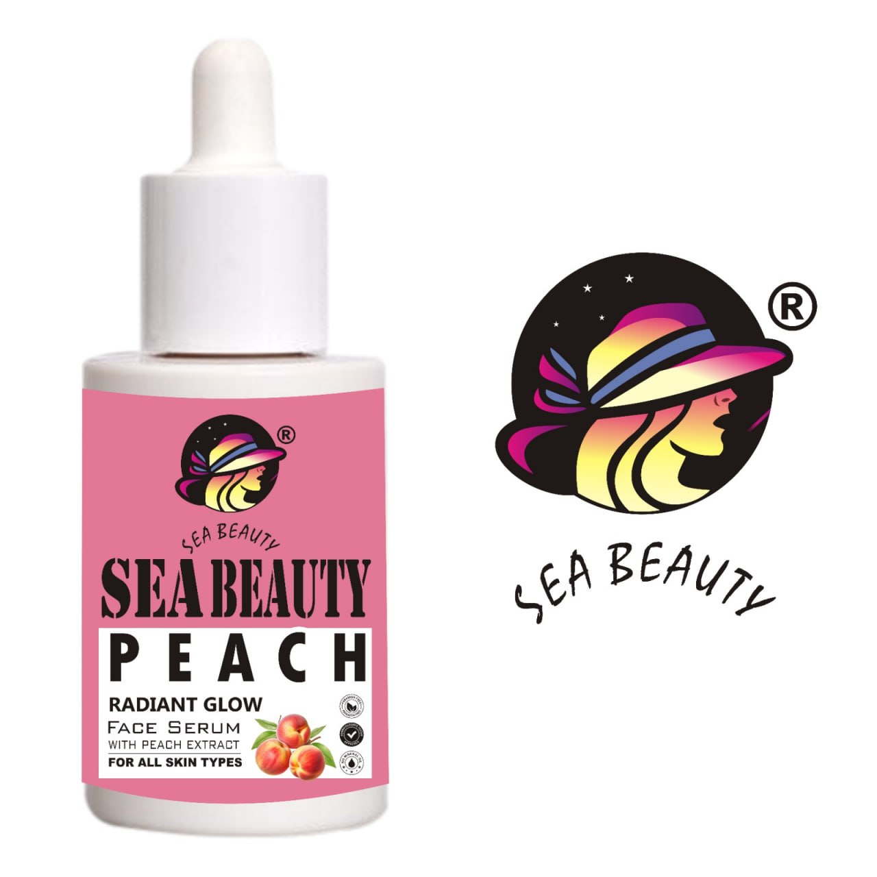 SEA BEAUTY PEACH FACE SERUM