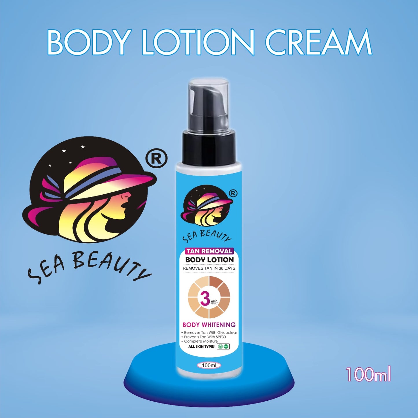 Sea beauty whitenning body lotion