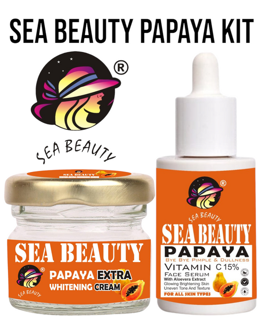 SEA BEAUTY PAPAYA CREAM and SERUM COMBO KIT